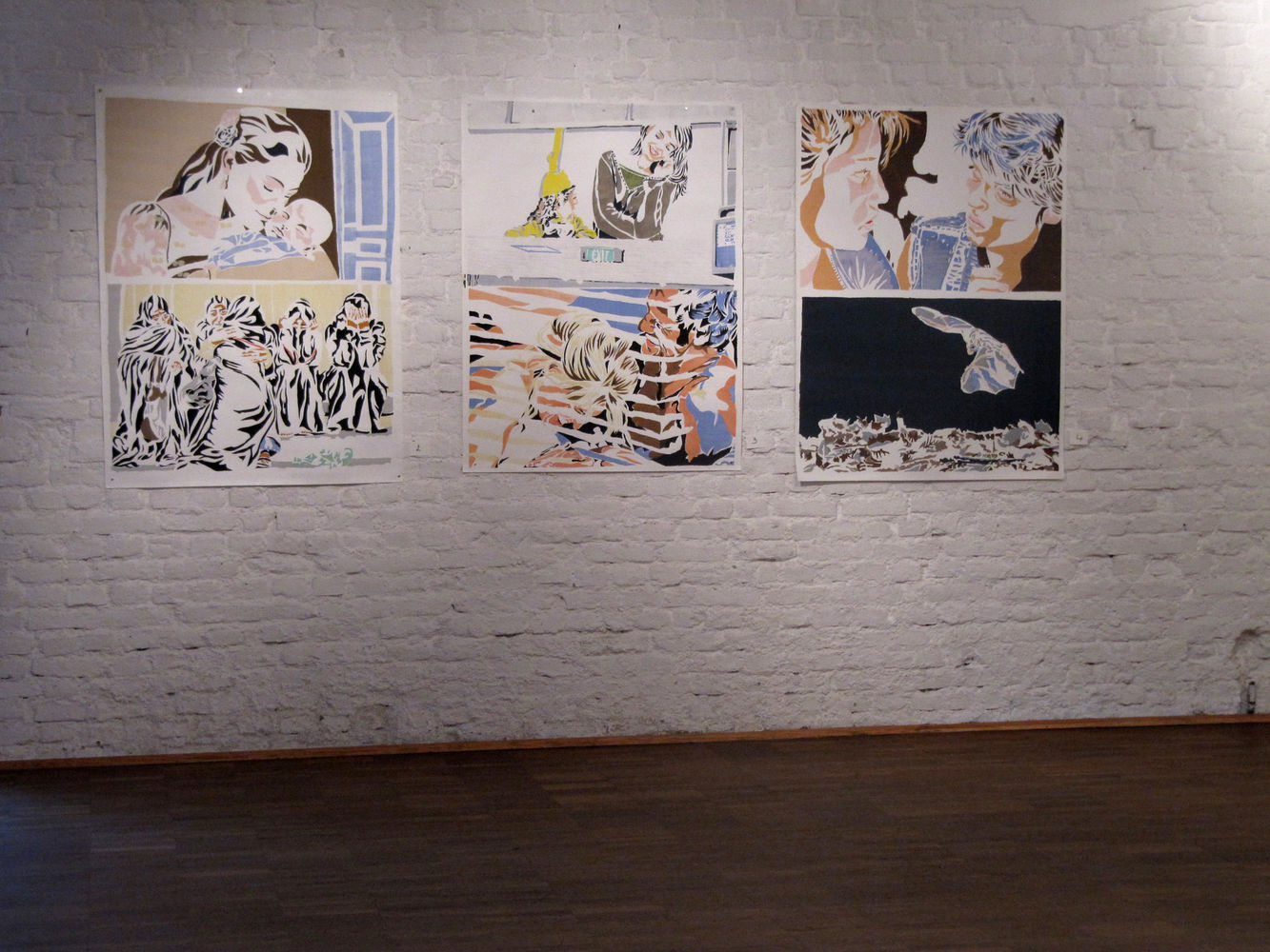 Ausstellungsansicht Kathrina Rudolph Galerie Arja Decker