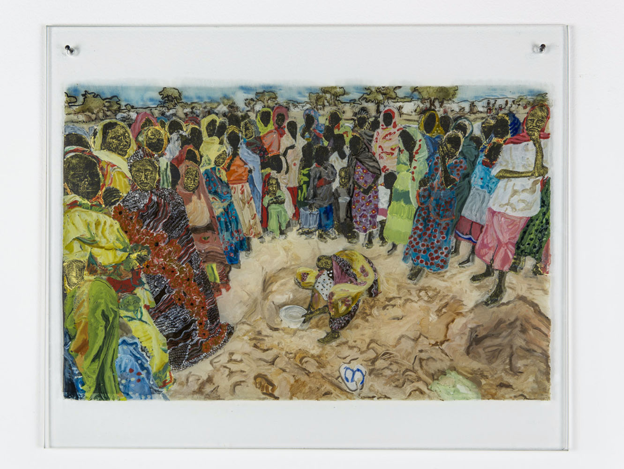 Kathrina Rudolph Hinterglasmalerei Afrika 714