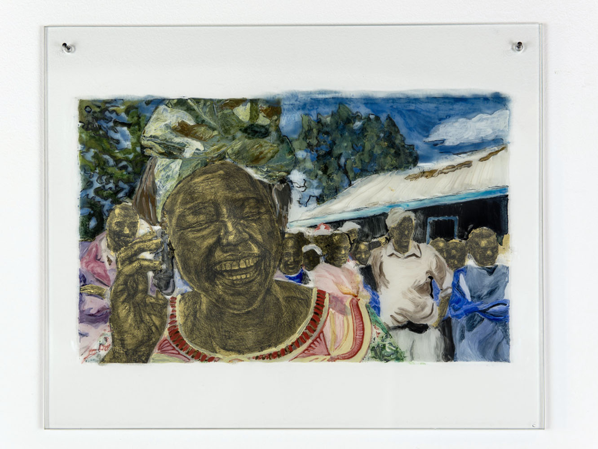 Kathrina Rudolph Hinterglasmalerei Afrika 717