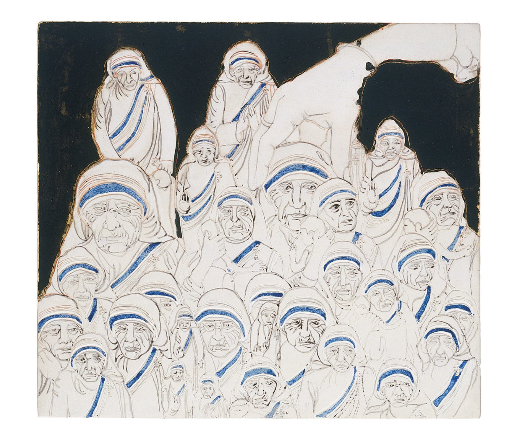 Kathrina Rudolph Malerei Kreidegrund Ornament 4